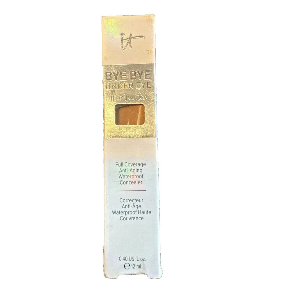 IT Bye Bye Under Eye Illumination Concealer .40oz Medium Amber 23.5 Waterproof